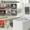 Afbeelding van HOMCOM IJsblokjesmaker - Kunststof - 31,5L x 23,2B x 33,7H cm - Wit
