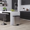 Afbeelding van Curver Decobin Prullenbak - 65L - Rechthoekig - Zilver Metallic