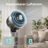Afbeelding van HOMCOM Luchtcirculatieventilator - Kunststof - Ø32 x 110H cm - Grijs