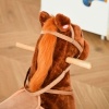 Afbeelding van HOMCOM Kinder Schommelpaard Bruin 74x28x65cm