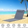 Afbeelding van Outsunny - Strandbed - 2 Stuks - Inclusief Draagtas - Staal - Grijs