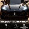 Afbeelding van AIYAPLAY Kinder Elektroauto Maserati 12V 2-zits afstandsbediening, muziek en LED-verlichting