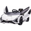 Afbeelding van HOMCOM Rijdende kinderAuto Lamborghini 108x62x40 cm, Wit