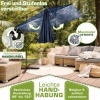 Afbeelding van Tillvex® Rechthoekige Aluminium Parasol Ø 330 cm met LED en Afdekking, 360° Draaibaar