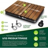 Afbeelding van tillvex® Tuindouche met fonteinhoogte tot 4 m | Antislip en weerbestendig | Aluminium/WPC