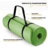 Afbeelding van TRESKO® fitnessmat yogamat pilatesmat 185 x 60 cm, lichtgroen, 1,5 cm dikte