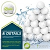 Afbeelding van Tillvex® zwembadfilterballen 700 g - Duurzame vervanger voor 25 kg filterzand