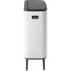 Afbeelding van Brabantia Bo Touch Bin Hi Prullenbak - 60 liter - 1 vak - Wit