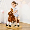 Afbeelding van HOMCOM Kinder Schommelpaard Bruin 74x28x65cm