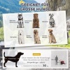 Afbeelding van PawHut 2-in-1 Hondenaanhanger, Fietskar voor Honden, Max. 30 kg, Rood