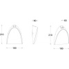 Afbeelding van LUTEC Apollo - Buiten LED Wandlamp - Donkergrijs