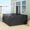 Afbeelding van Outsunny Meubelhoes - 235L x 190B x 90H cm - Zwart