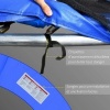 Afbeelding van HOMCOM Vervangend trampoline beschermkussen Ø 244 cm, UV-bestendig en scheurvast, blauw