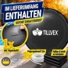 Afbeelding van tillvex® Winterzwembadkussen XXL Ø 300 cm, zwart met touw en reparatieset