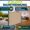 Afbeelding van tillvex® Uitschuifbare Zijluifel 200 x 400 cm met Regenhoes voor Balkon en Tuin