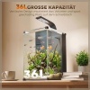 Afbeelding van PawHut Nano-aquarium set, 36 liter, 30 x 30 x 45,5 cm