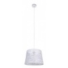 Afbeelding van Globo Becca hanglamp - wit metaal - Ø 35cm - E27