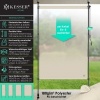 Afbeelding van KESSER® Zonnescherm Beige Luifel verticale Zonwering 150 x 310 cm Klemluifel uittrekbaar