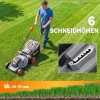 Afbeelding van Outsunny Elektrische Grasmaaier 1200 W, 34 cm, 35L opvang, mulchfunctie, 6 maaihoogtes