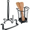Afbeelding van iDesign - Axis Hangende Handdoekhouder - RVS - Zwart