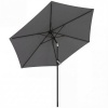 Afbeelding van Outsunny Tuinparasol - Metaal, Polyester - Ø270 x 219H cm - Donkergrijs