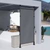 Afbeelding van Outsunny Verandazonwering Aluminium, Donkergrijs Polyester