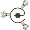 Afbeelding van GLOBO 54802S-3AB, Zwart, Metaal, IP20, E14, 40 W