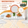Afbeelding van KESSER® Balkontafel, inklapbaar, weerbestendig/uv-bestendig, gecoat staal en houtlook, outdoor tuint