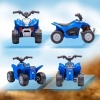 Afbeelding van AIYAPLAY Elektrische kinderauto Blauw, Kunststof en Metaal 65,5 x 38,5 x 43,5 cm