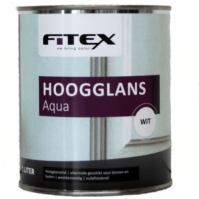 Fitex Hoogglans Aqua Wit 1L Fitex Hoogglans Aqua Wit 1L