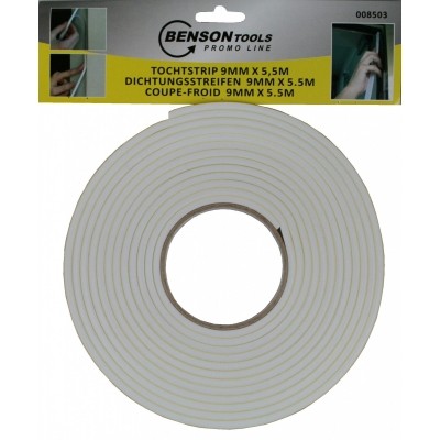 Tochtstrip 9MM*5,5M Tochtstrip 9MM*5,5M