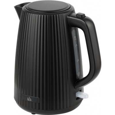 Foto van Homcom waterkoker - Kunststof - 21,4L x 15,6B x 23,3H cm - Zwart