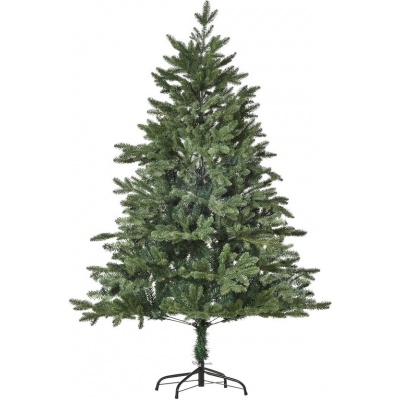 Foto van HOMCOM Kerstboom PVC, PE, Metaal Ø75 x 150H cm Groen