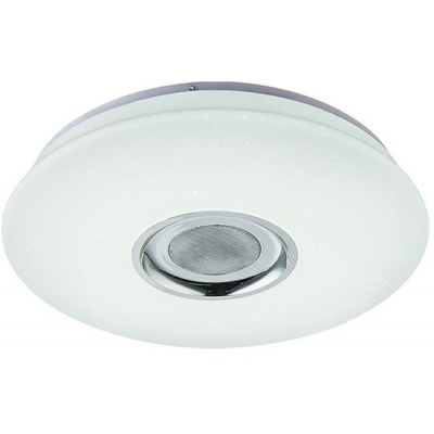 Foto van Globo plafonnière Nicole wit kunststof Ø 40cm LED 41329-18