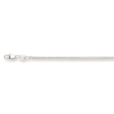 Foto van Glow ketting - zilver - gourmet 1,7 mm - 50 cm