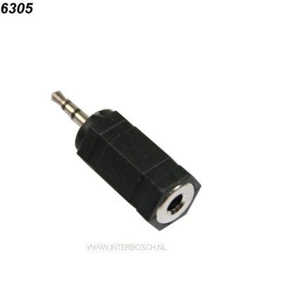 Koptelefoon Verloopplug 2,5 => 3,2 Koptelefoon Verloopplug 2,5 => 3,2