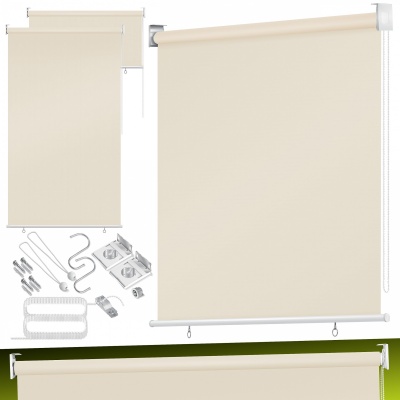 Foto van KESSER® rolgordijn B x H 180 x 240 cm, verticale luifel, balkonluifel, inkijkbescherming