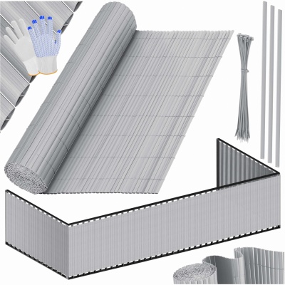 Foto van KESSER® Pvc-inkijkbeschermingsmat 120 x 400 cm, inkijkbescherming, balkonbekleding, windbescherming