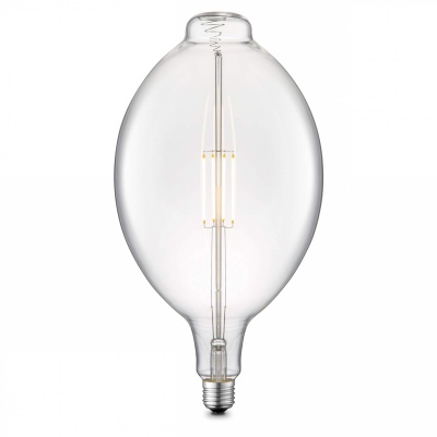 Foto van LED-druppelgloeilamp H=33cm, warm wit, E27 fitting, 420 lumen