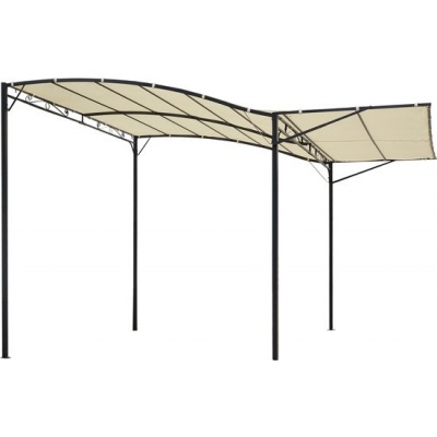 Foto van Outsunny paviljoen met opklapbaar afdak - zonwering 3 x 2,5 m