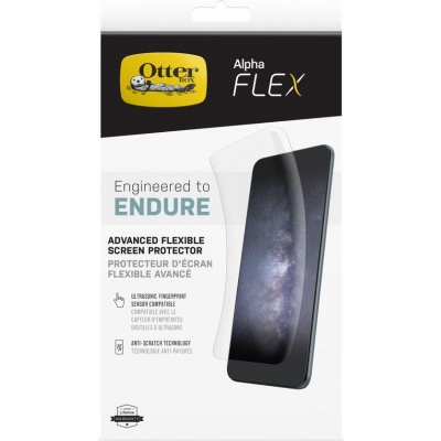 Foto van OtterBox Alpha Flex Samsung Galaxy S22 Ultra - Schermprotector - Doorzichtig