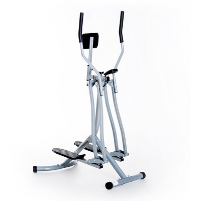 Foto van HOMCOM Elliptische Trainer Staal, 96L x 60B x 152H cm, Grijs/Zwart