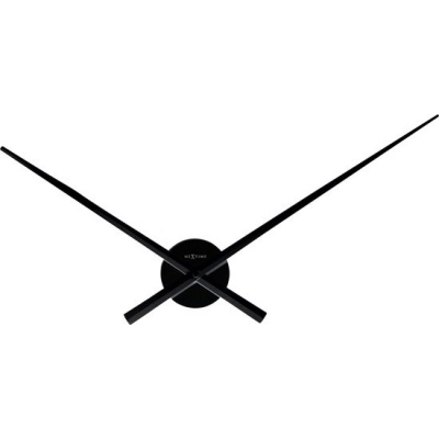 Foto van NeXtime Wandklok – 70 cm – Metaal – Zwart