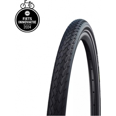 Foto van Schwalbe Marathon GreenGuard Buitenband 20 x 1.50 / 40-406mm - zwart met reflectie