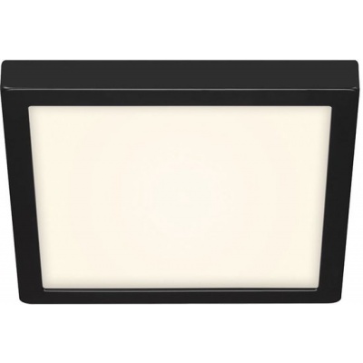 Foto van Briloner Leuchten - LED Plafondlamp, 21W, 2000 lumen, 4000K, zwart-wit