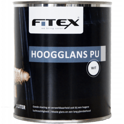 Fitex Hoogglans PU Wit 2,5L Fitex Hoogglans PU Wit 2,5L