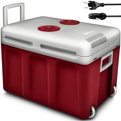 Foto van Tillvex Elektrische Koelbox 40L met Wielen | Mini-koelkast 230V en 12V voor Auto en Camping