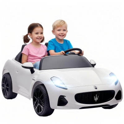 Foto van AIYAPLAY Maserati 12V elektrische kinderauto met afstandsbediening, muziek en LED-verlichting