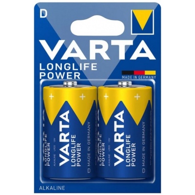 VARTA Longlife Power D Batterijen Blister 2-pack VARTA Longlife Power D Batterijen Blister 2-pack