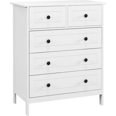 Foto van HOMCOM ladekast - MDF - 74x40x91 cm - Wit